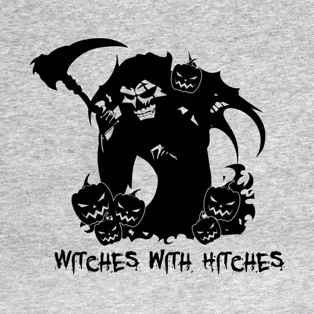 Witches With Hitches tee design birthday gift graphic by TeeSeller07